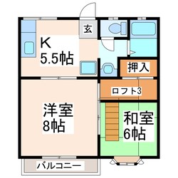 サンハイツ高橋の物件間取画像